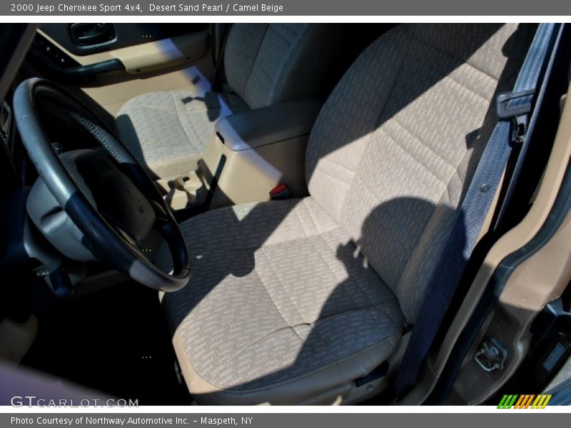 Desert Sand Pearl / Camel Beige 2000 Jeep Cherokee Sport 4x4