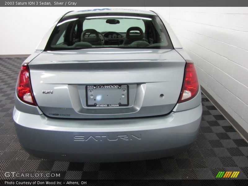 Silver / Gray 2003 Saturn ION 3 Sedan