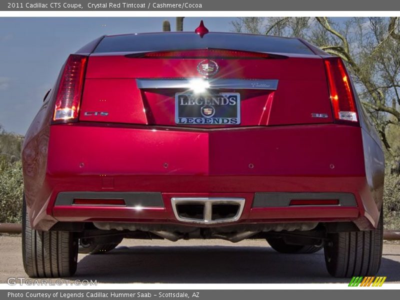 Crystal Red Tintcoat / Cashmere/Cocoa 2011 Cadillac CTS Coupe