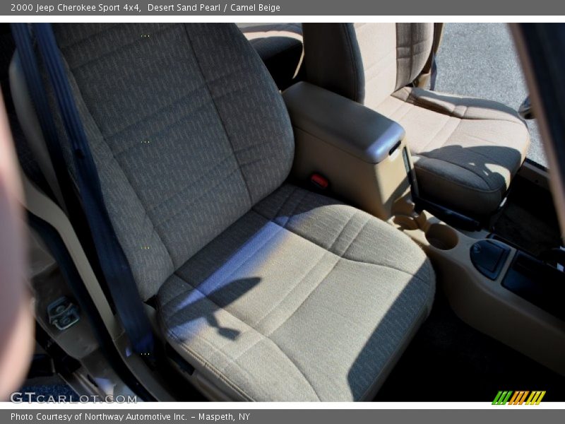 Desert Sand Pearl / Camel Beige 2000 Jeep Cherokee Sport 4x4
