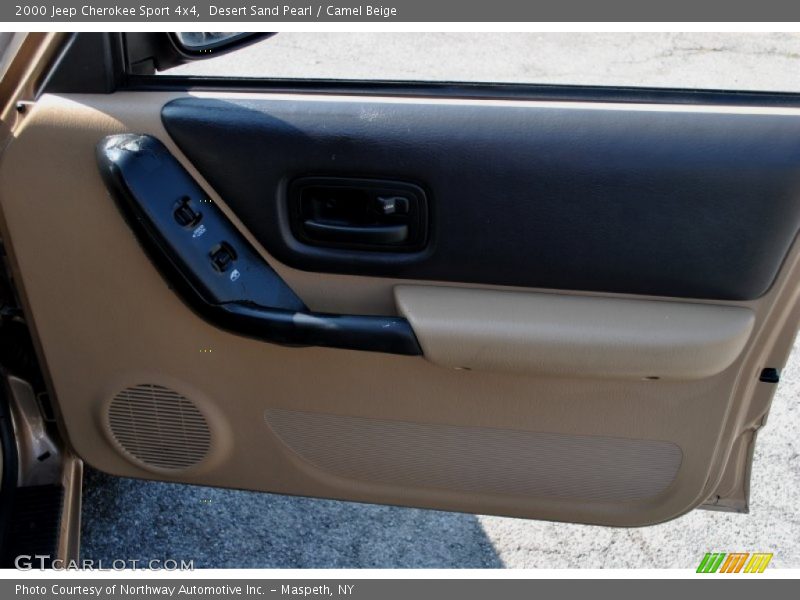 Desert Sand Pearl / Camel Beige 2000 Jeep Cherokee Sport 4x4