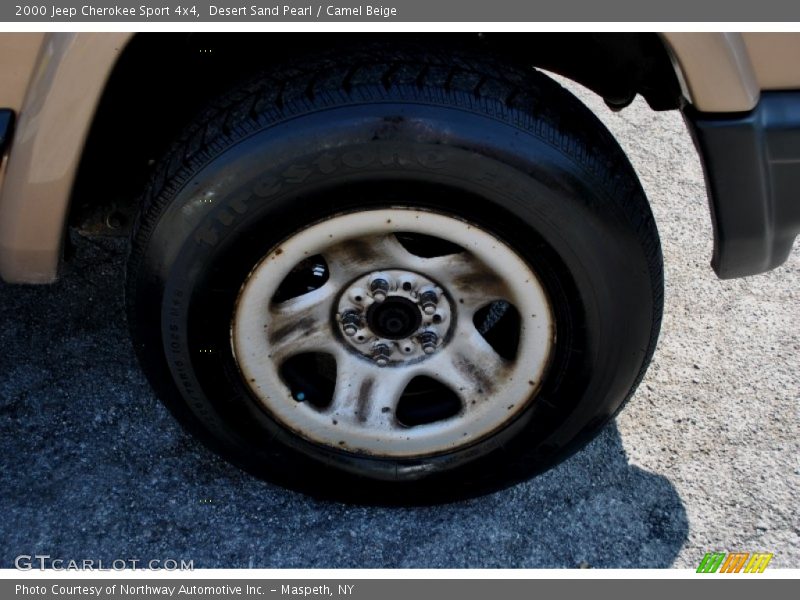 Desert Sand Pearl / Camel Beige 2000 Jeep Cherokee Sport 4x4