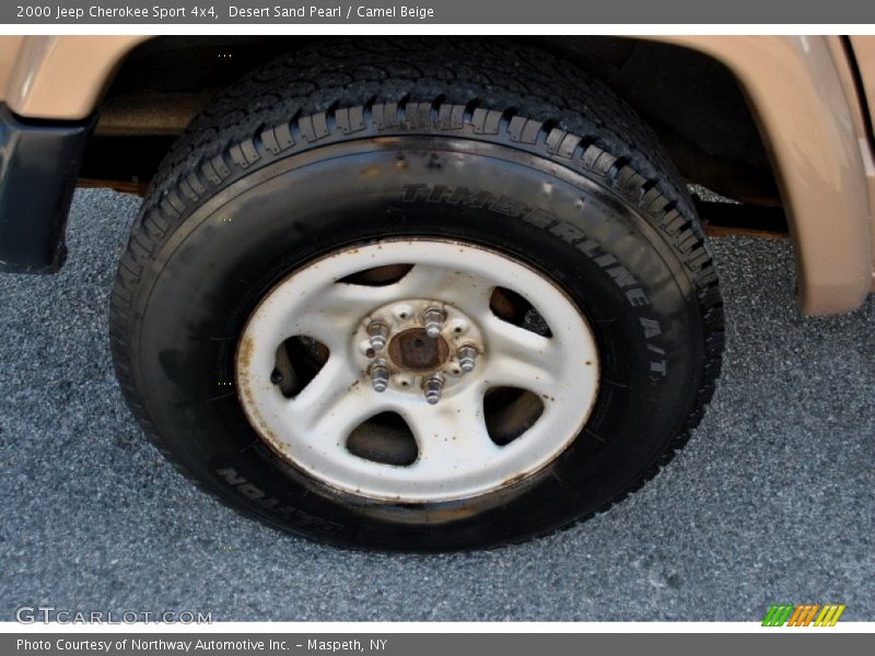 Desert Sand Pearl / Camel Beige 2000 Jeep Cherokee Sport 4x4