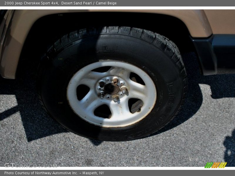 Desert Sand Pearl / Camel Beige 2000 Jeep Cherokee Sport 4x4