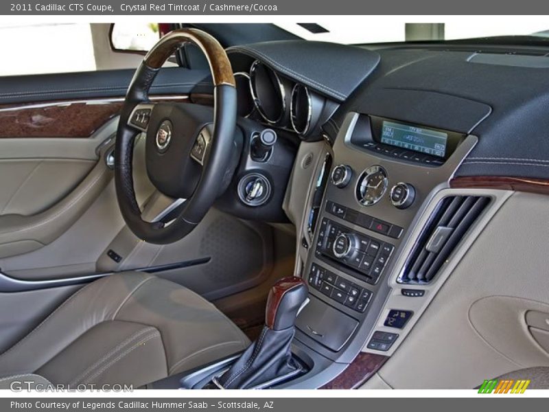 Crystal Red Tintcoat / Cashmere/Cocoa 2011 Cadillac CTS Coupe