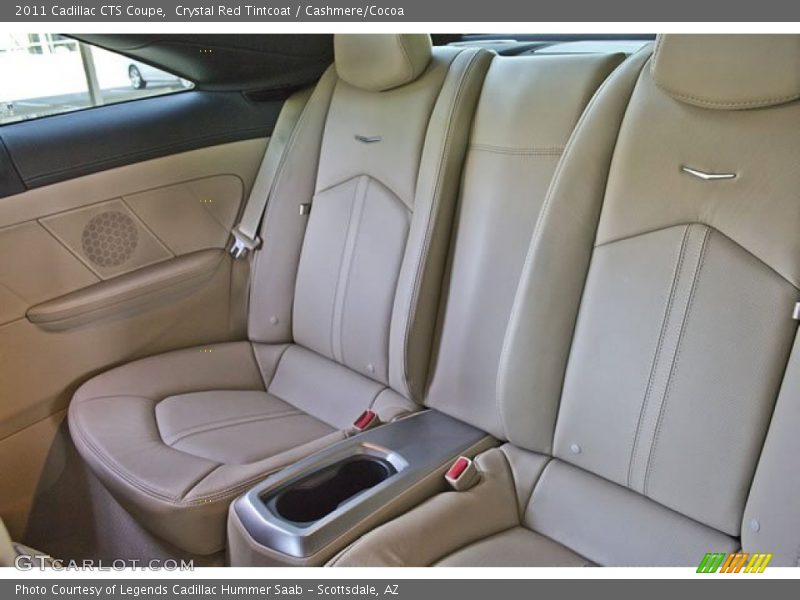 Crystal Red Tintcoat / Cashmere/Cocoa 2011 Cadillac CTS Coupe