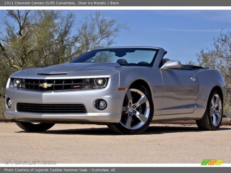 Front 3/4 View of 2011 Camaro SS/RS Convertible