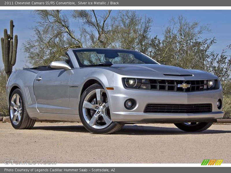 Front 3/4 View of 2011 Camaro SS/RS Convertible