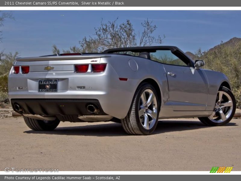 Silver Ice Metallic / Black 2011 Chevrolet Camaro SS/RS Convertible