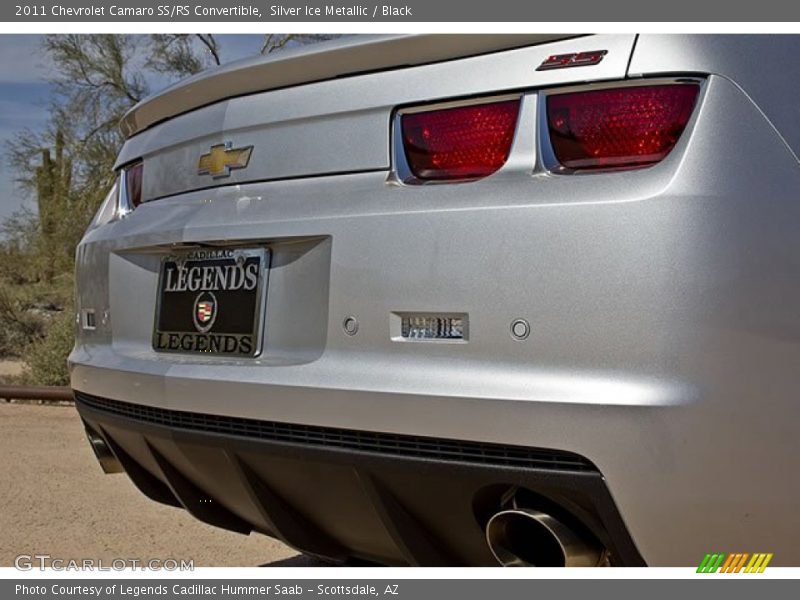 Silver Ice Metallic / Black 2011 Chevrolet Camaro SS/RS Convertible