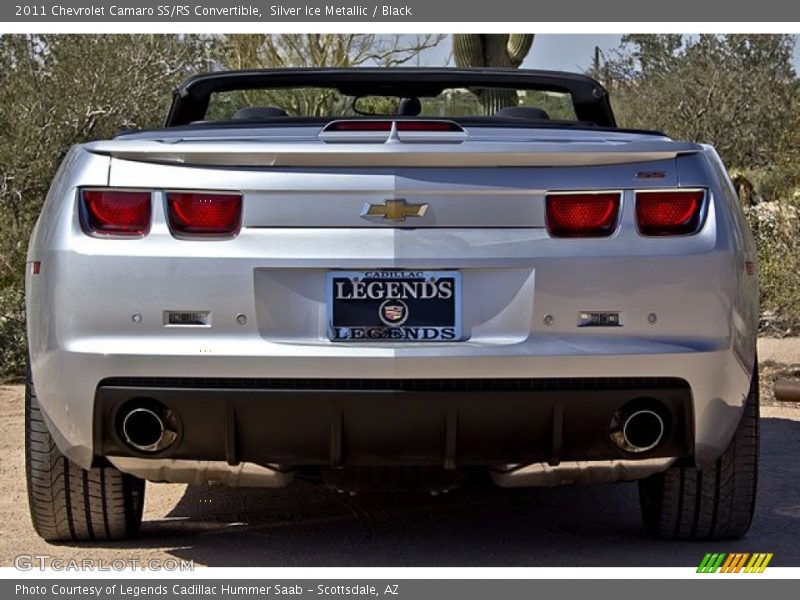 Silver Ice Metallic / Black 2011 Chevrolet Camaro SS/RS Convertible