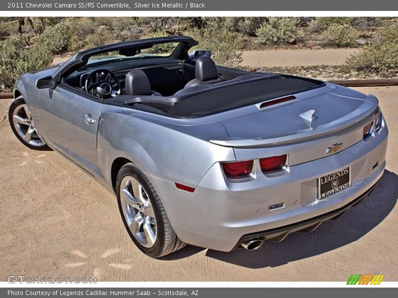 Silver Ice Metallic / Black 2011 Chevrolet Camaro SS/RS Convertible