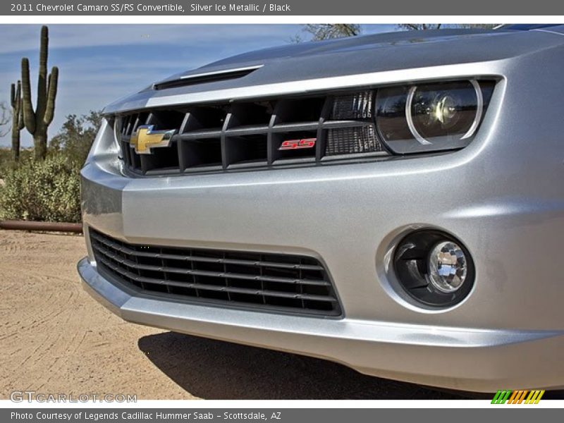 Silver Ice Metallic / Black 2011 Chevrolet Camaro SS/RS Convertible