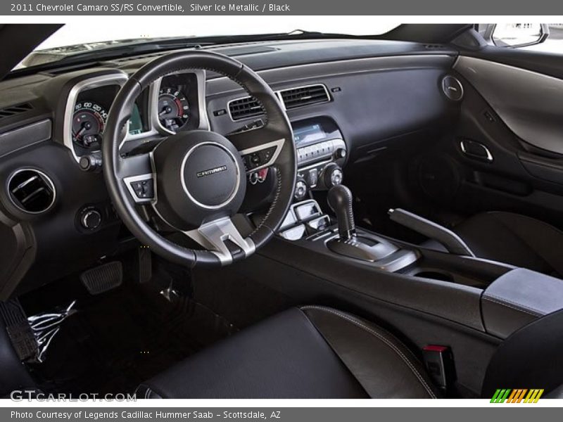 Black Interior - 2011 Camaro SS/RS Convertible 