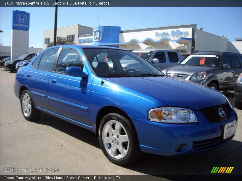 Sapphire Blue Metallic / Charcoal 2006 Nissan Sentra 1.8 S