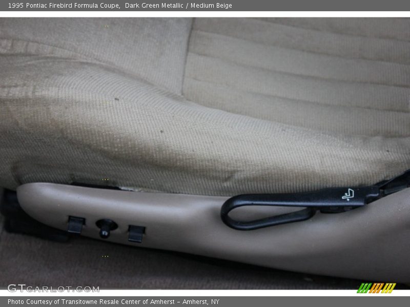 Dark Green Metallic / Medium Beige 1995 Pontiac Firebird Formula Coupe
