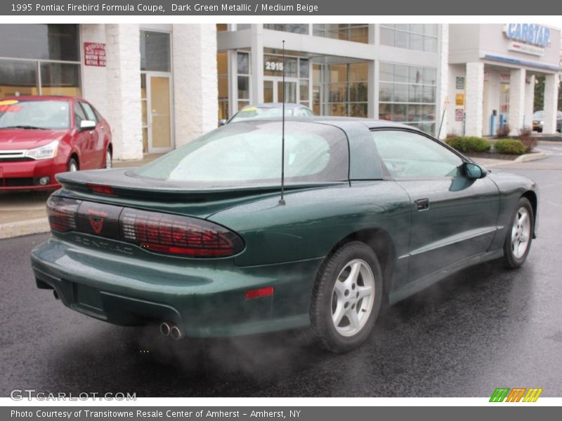Dark Green Metallic / Medium Beige 1995 Pontiac Firebird Formula Coupe