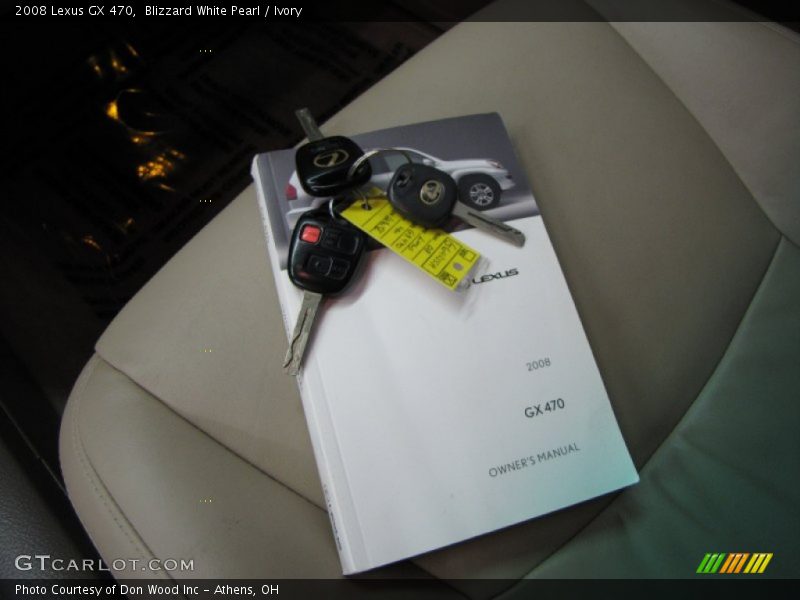 Blizzard White Pearl / Ivory 2008 Lexus GX 470