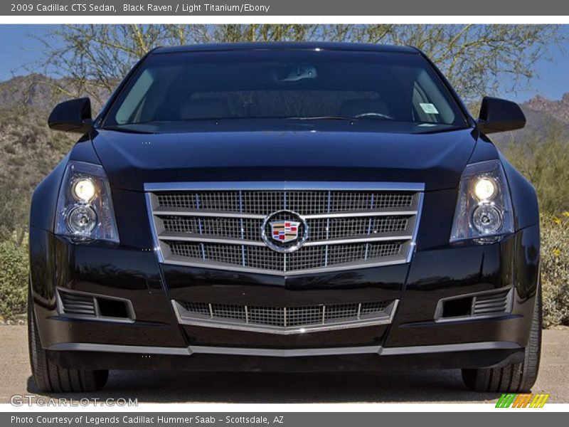 Black Raven / Light Titanium/Ebony 2009 Cadillac CTS Sedan
