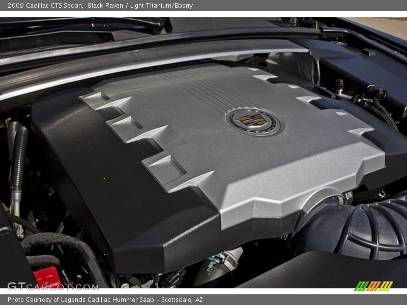 Black Raven / Light Titanium/Ebony 2009 Cadillac CTS Sedan