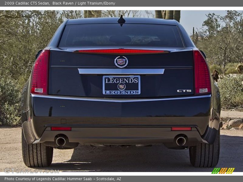 Black Raven / Light Titanium/Ebony 2009 Cadillac CTS Sedan