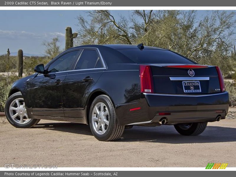 Black Raven / Light Titanium/Ebony 2009 Cadillac CTS Sedan