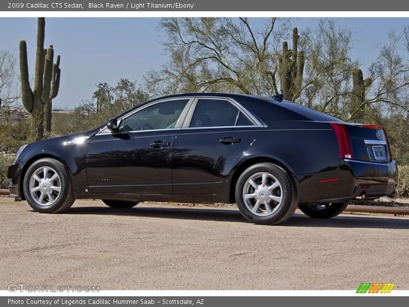 Black Raven / Light Titanium/Ebony 2009 Cadillac CTS Sedan