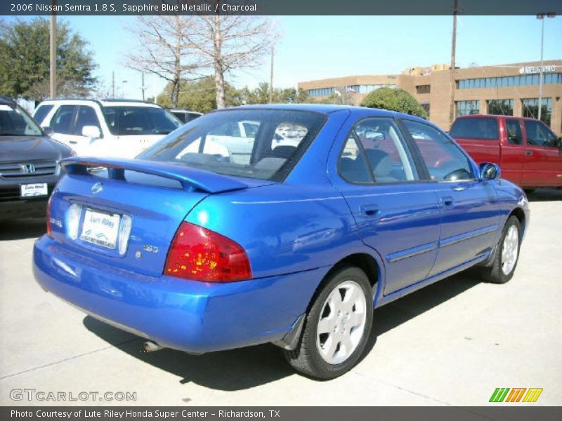 Sapphire Blue Metallic / Charcoal 2006 Nissan Sentra 1.8 S