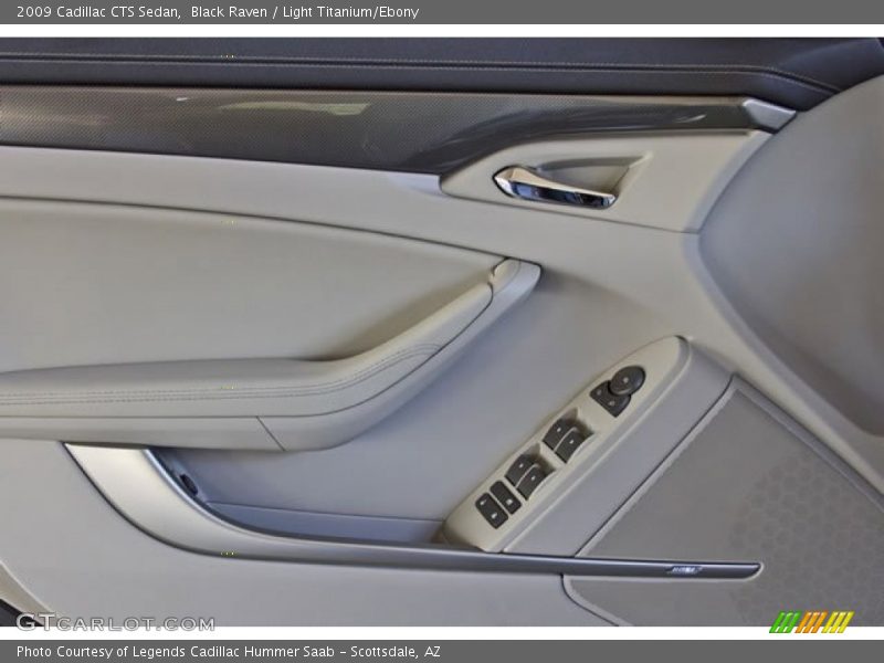 Black Raven / Light Titanium/Ebony 2009 Cadillac CTS Sedan