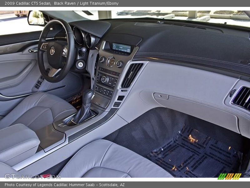 Black Raven / Light Titanium/Ebony 2009 Cadillac CTS Sedan