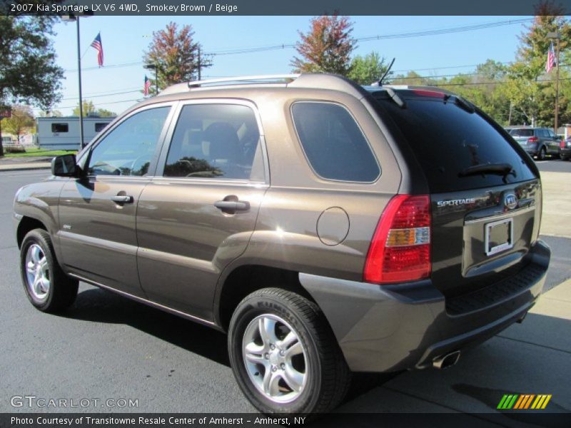 Smokey Brown / Beige 2007 Kia Sportage LX V6 4WD