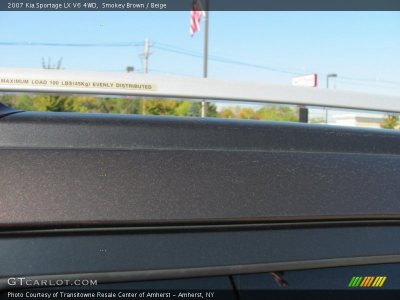 Smokey Brown / Beige 2007 Kia Sportage LX V6 4WD