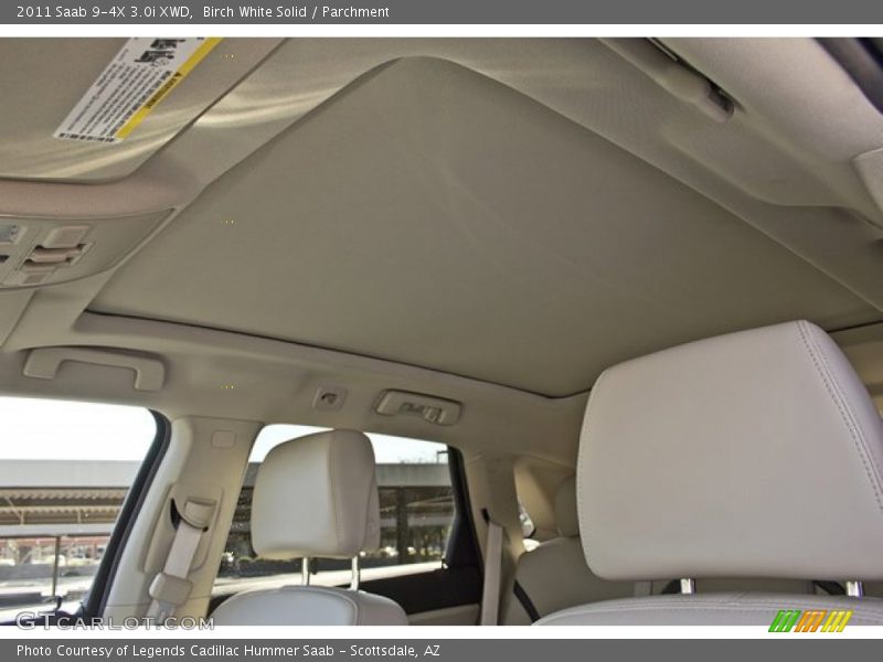 Sunroof of 2011 9-4X 3.0i XWD