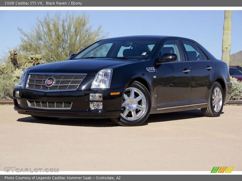 Black Raven / Ebony 2008 Cadillac STS V6