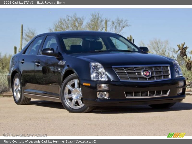 Black Raven / Ebony 2008 Cadillac STS V6