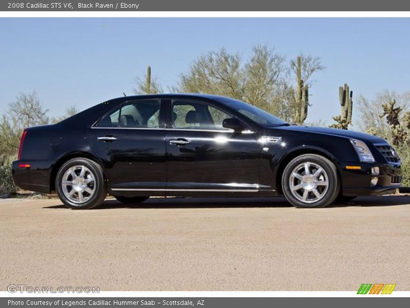 Black Raven / Ebony 2008 Cadillac STS V6