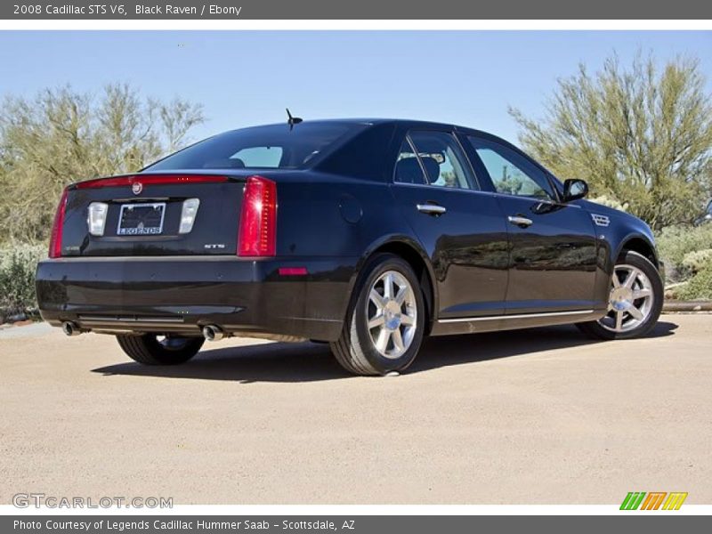 Black Raven / Ebony 2008 Cadillac STS V6