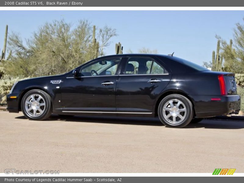 Black Raven / Ebony 2008 Cadillac STS V6