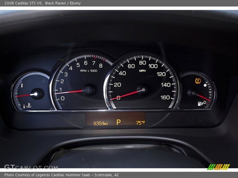 Black Raven / Ebony 2008 Cadillac STS V6