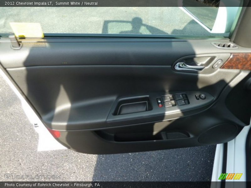 Summit White / Neutral 2012 Chevrolet Impala LT