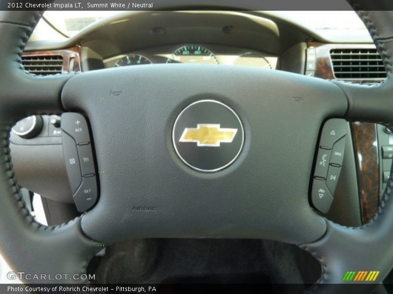 Summit White / Neutral 2012 Chevrolet Impala LT