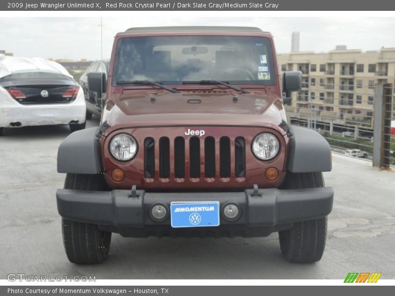 Red Rock Crystal Pearl / Dark Slate Gray/Medium Slate Gray 2009 Jeep Wrangler Unlimited X