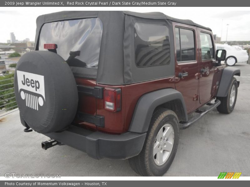 Red Rock Crystal Pearl / Dark Slate Gray/Medium Slate Gray 2009 Jeep Wrangler Unlimited X