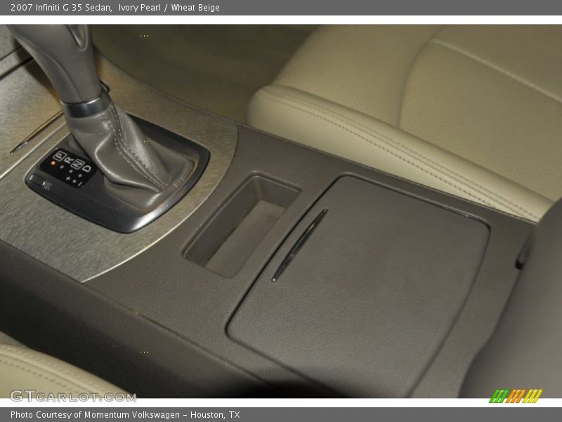 Ivory Pearl / Wheat Beige 2007 Infiniti G 35 Sedan