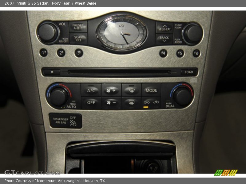 Ivory Pearl / Wheat Beige 2007 Infiniti G 35 Sedan