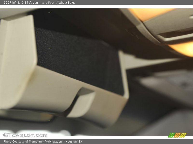 Ivory Pearl / Wheat Beige 2007 Infiniti G 35 Sedan