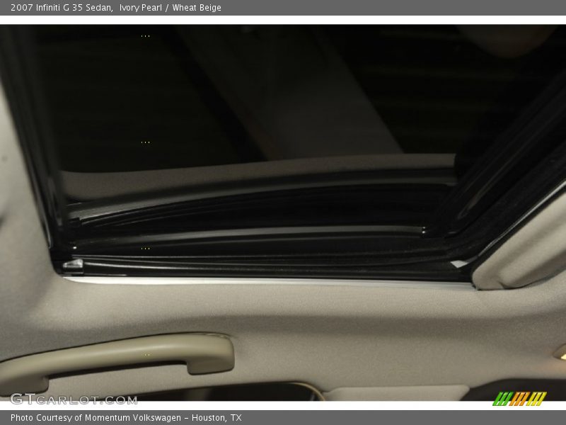 Ivory Pearl / Wheat Beige 2007 Infiniti G 35 Sedan