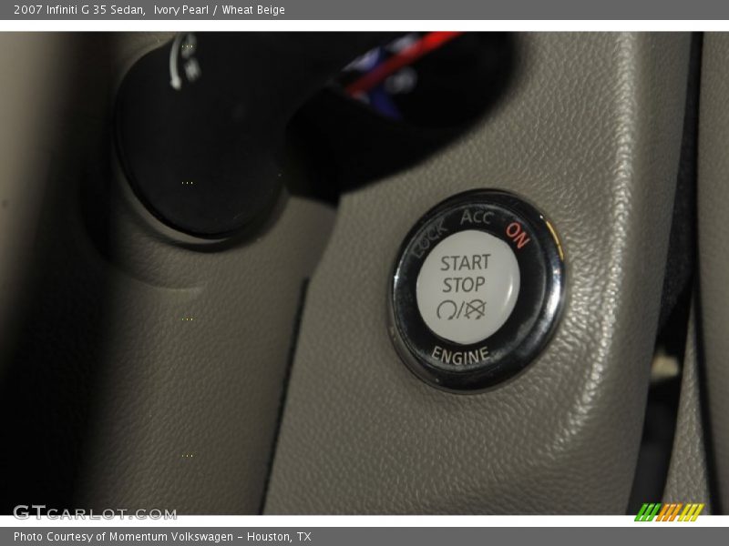 Ivory Pearl / Wheat Beige 2007 Infiniti G 35 Sedan