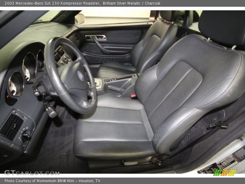 Brilliant Silver Metallic / Charcoal 2003 Mercedes-Benz SLK 230 Kompressor Roadster