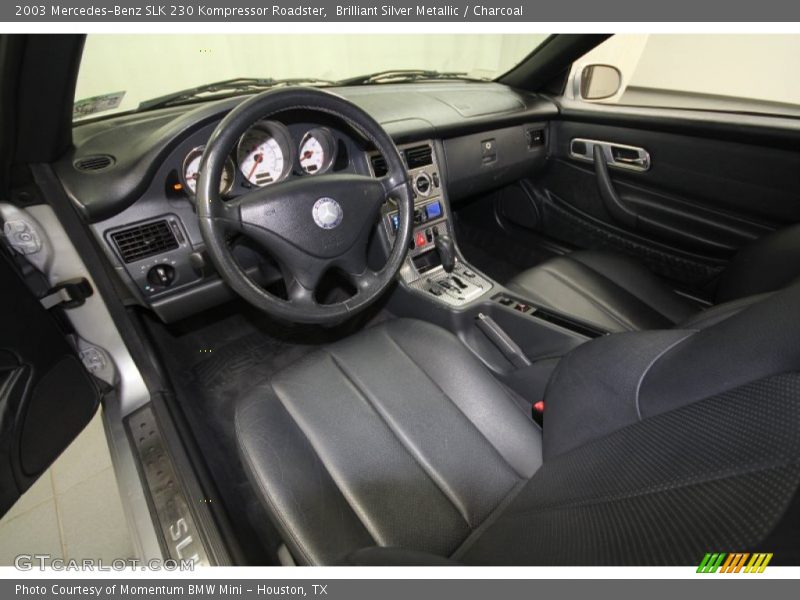 Brilliant Silver Metallic / Charcoal 2003 Mercedes-Benz SLK 230 Kompressor Roadster
